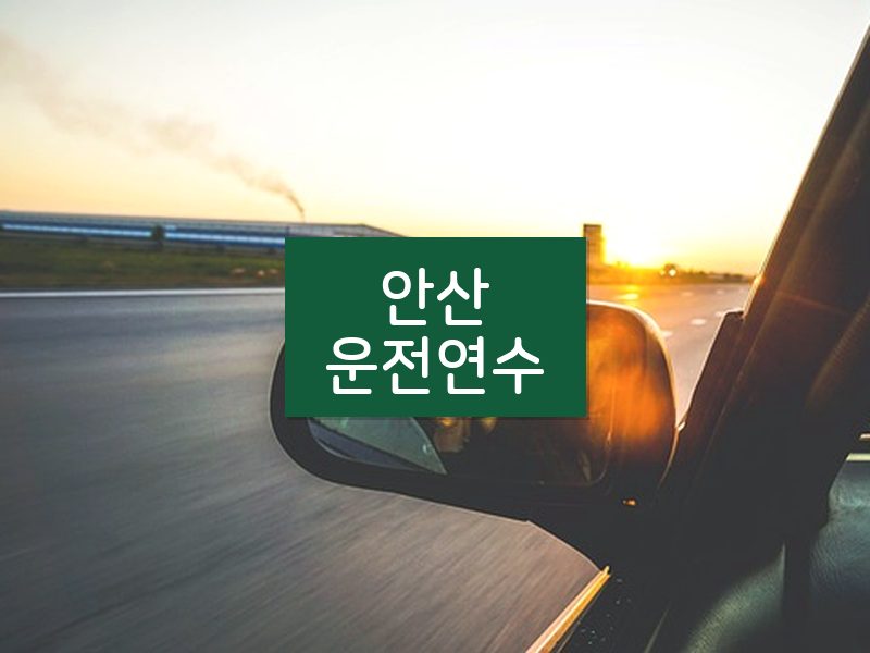 안산운전연수 후기
