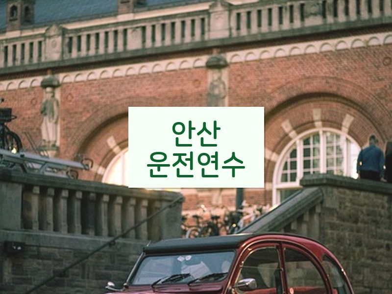 안산운전연수 후기
