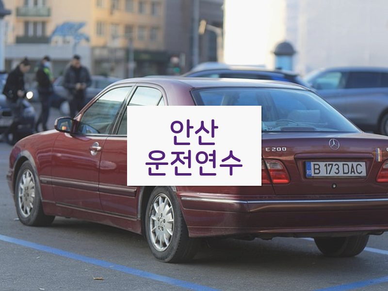 안산운전연수 후기