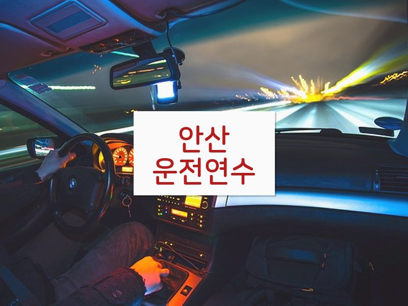 안산운전연수 후기