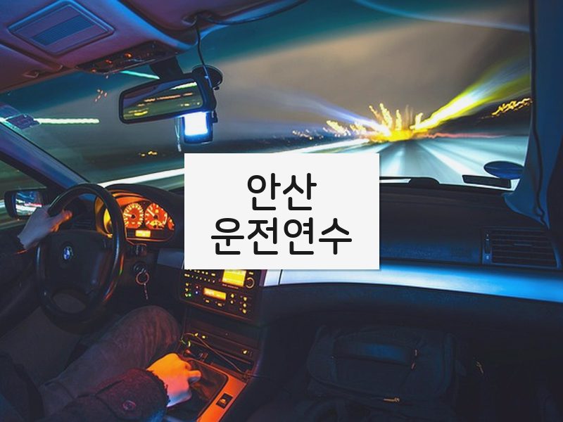 안산운전연수 후기