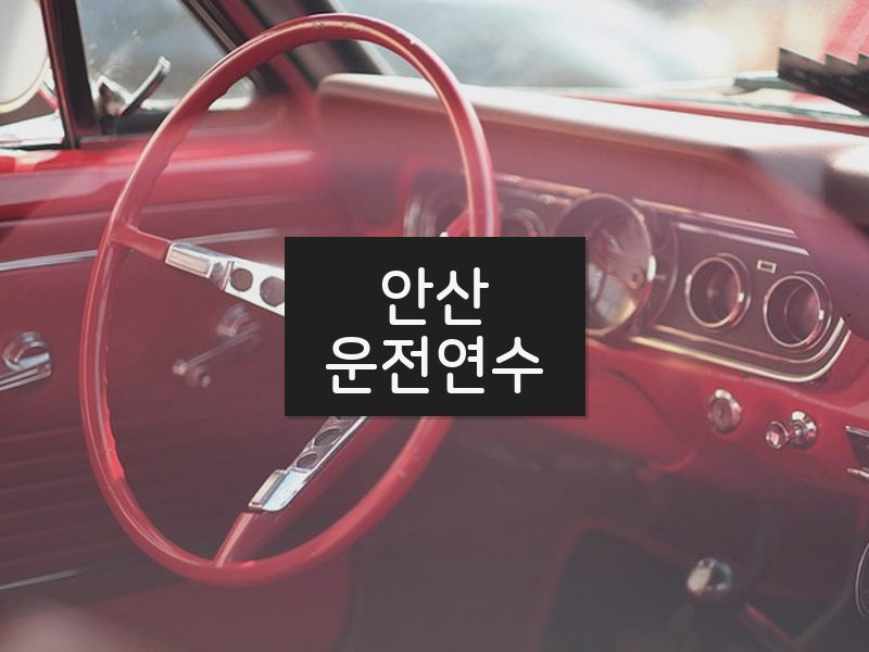 안산운전연수 후기