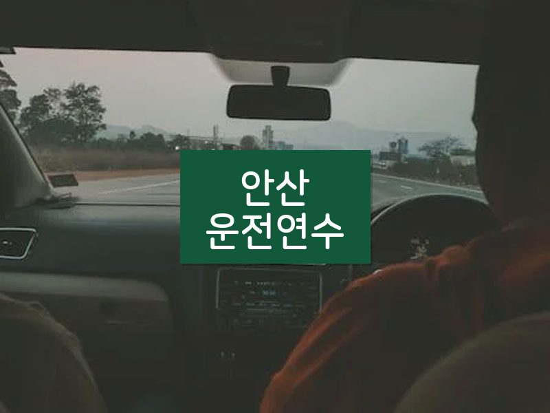 안산운전연수 후기