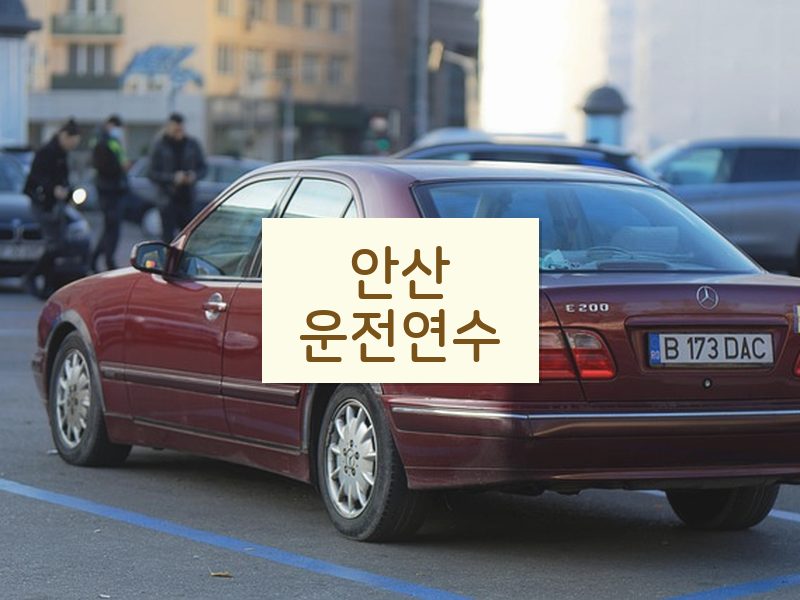 안산운전연수 후기