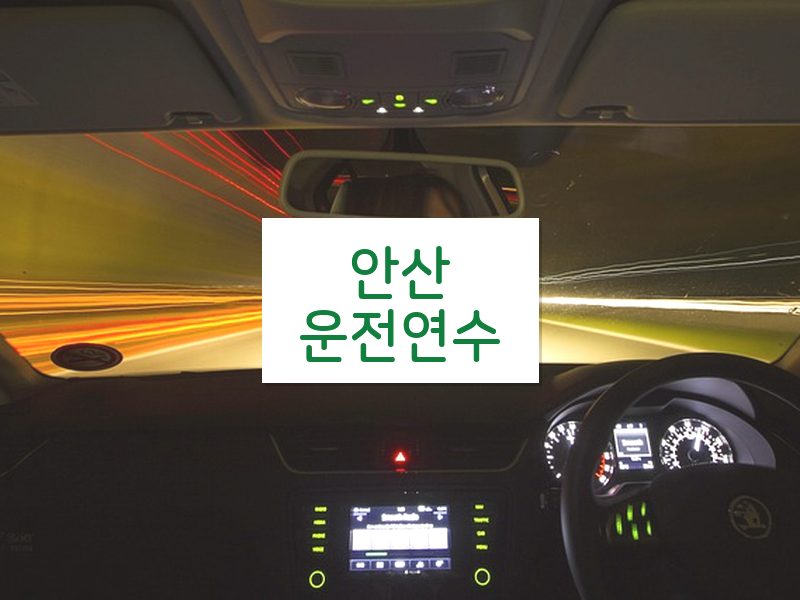 안산운전연수 후기