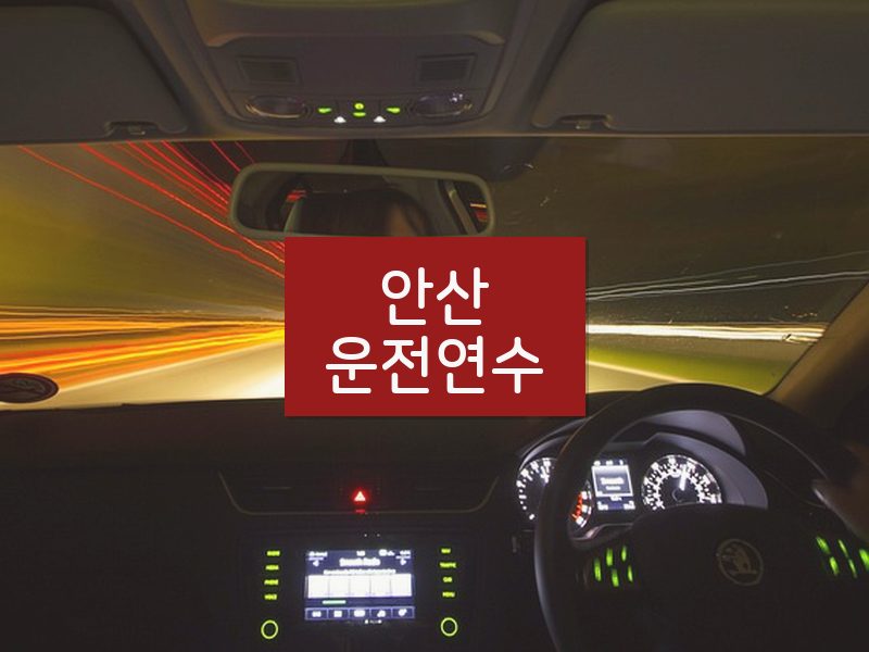 안산운전연수 후기
