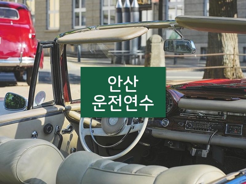 안산운전연수 후기