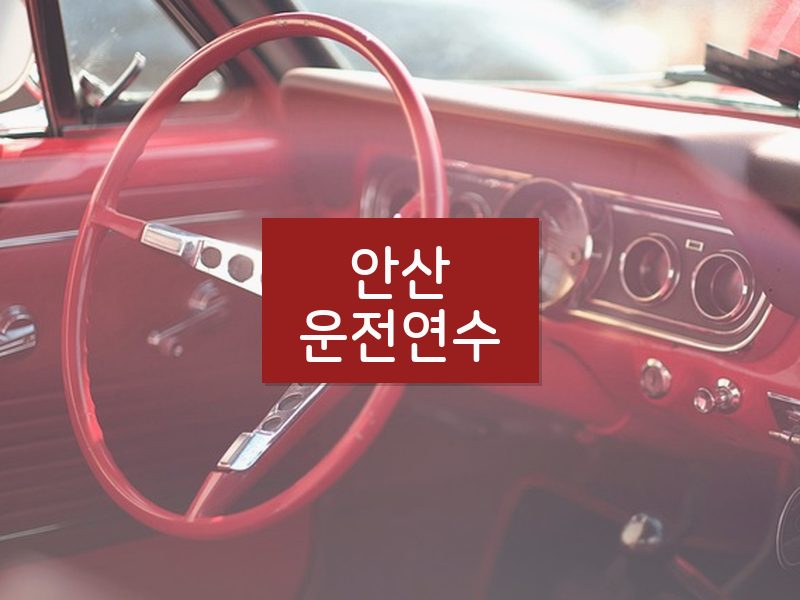 안산운전연수 후기