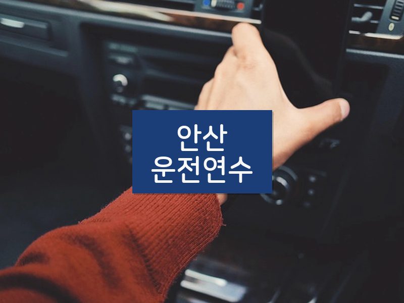 안산운전연수 후기