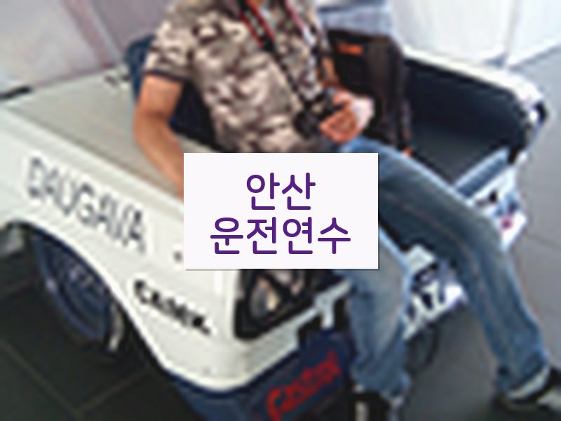 안산운전연수 후기