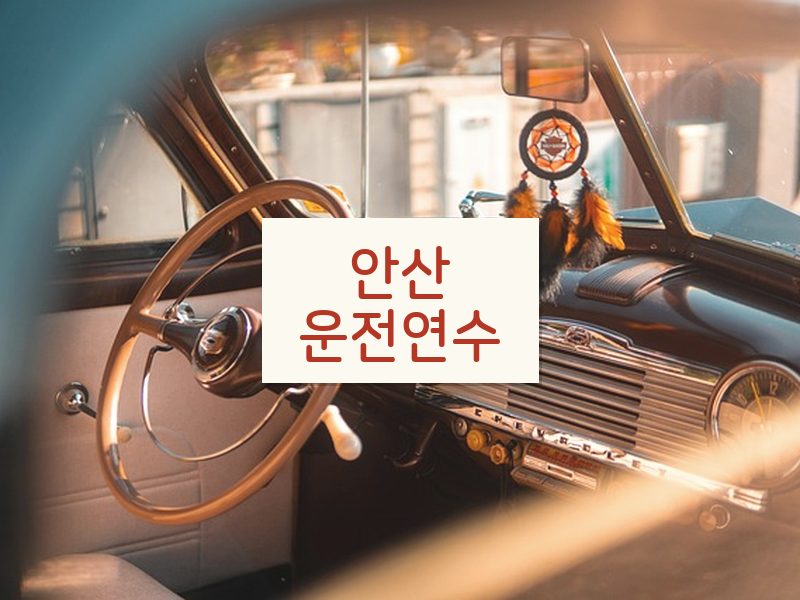 안산운전연수 후기