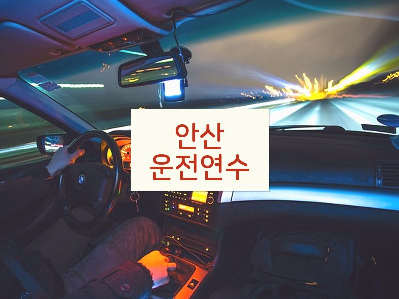 안산운전연수 후기
