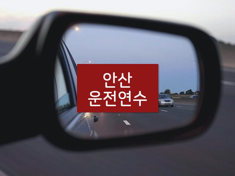 안산운전연수 후기