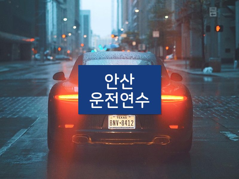 안산운전연수 후기