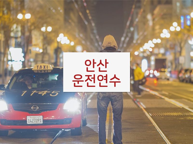 안산운전연수 후기