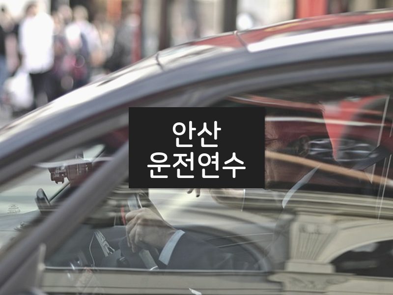 안산운전연수 후기