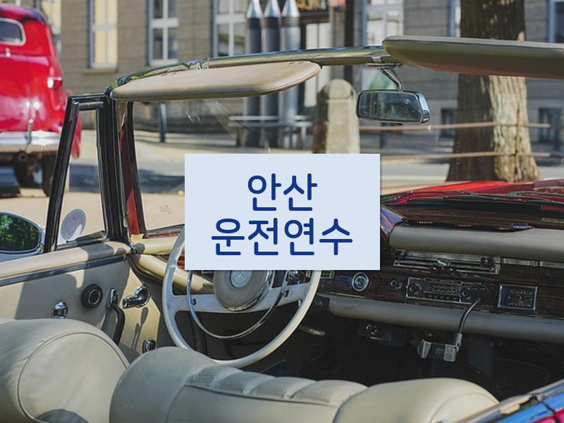 안산운전연수 후기