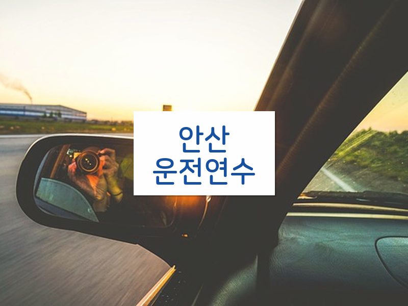 안산운전연수 후기