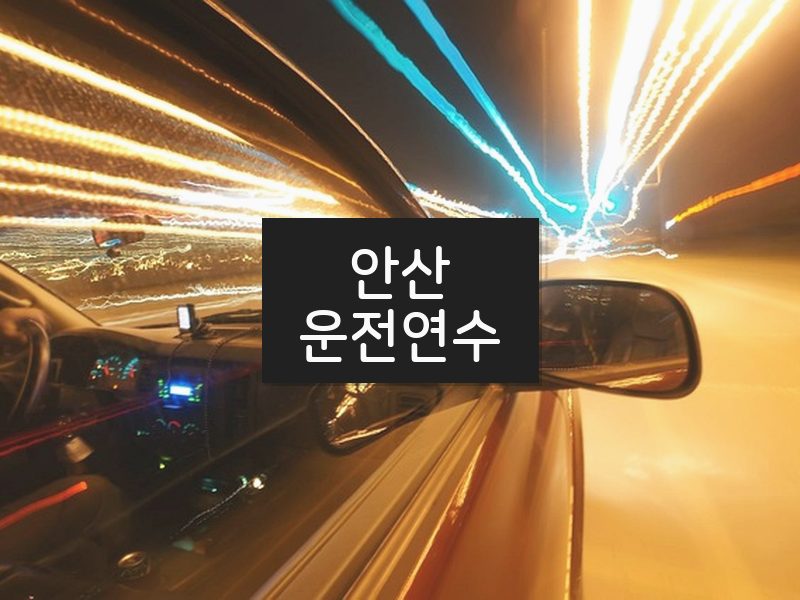 안산운전연수 후기