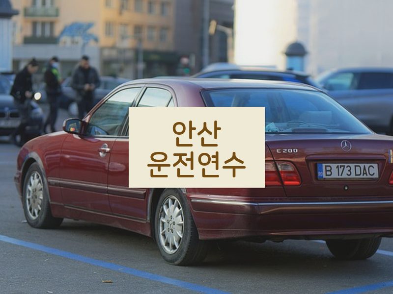 안산운전연수 후기