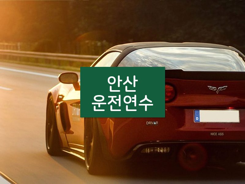 안산운전연수 후기