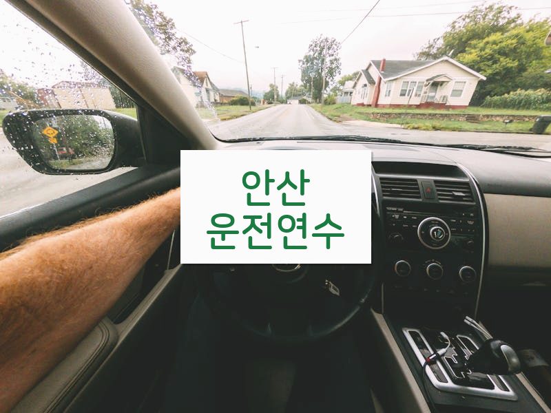 안산운전연수 후기
