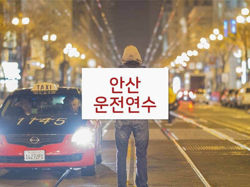 안산운전연수 후기