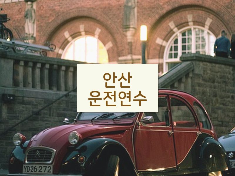 안산운전연수 후기