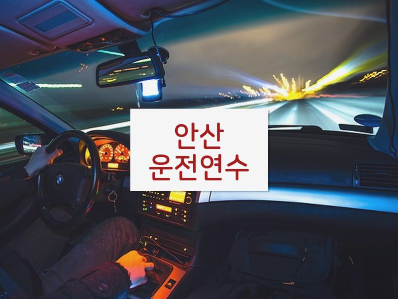 안산운전연수 후기