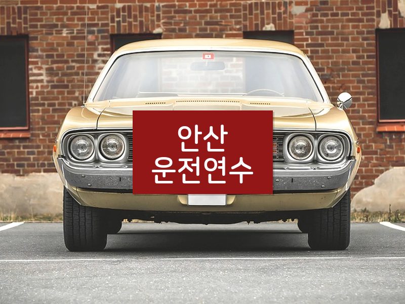 안산운전연수 후기