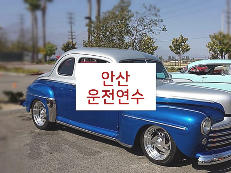 안산운전연수 후기