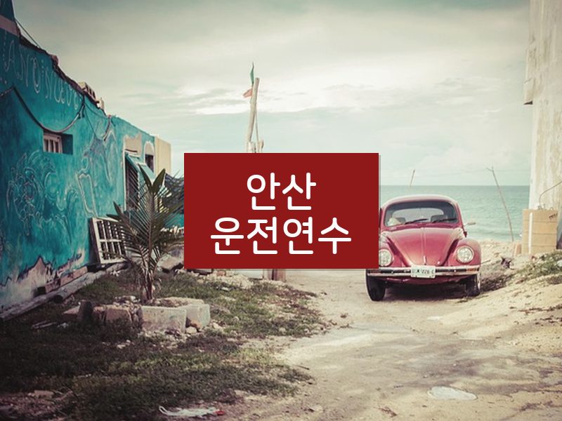 안산운전연수 후기