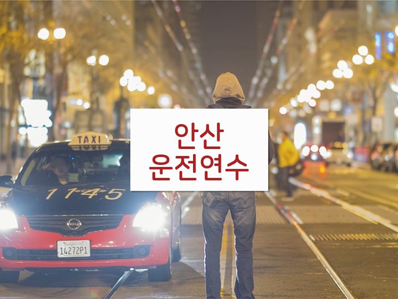 안산운전연수 후기