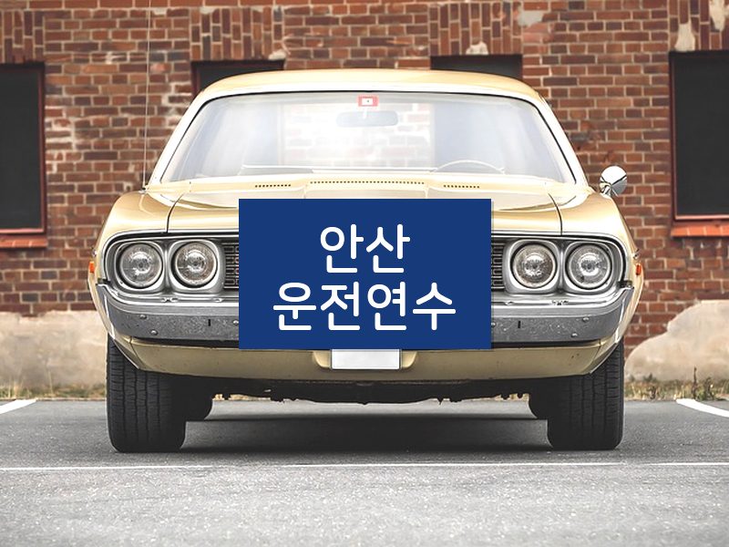 안산운전연수 후기