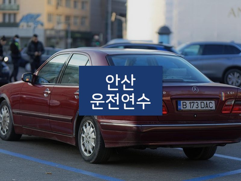 안산운전연수 후기
