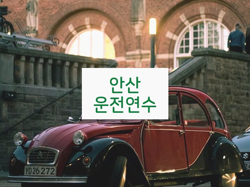 안산운전연수 후기