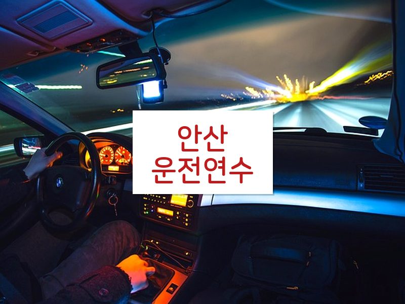 안산운전연수 후기