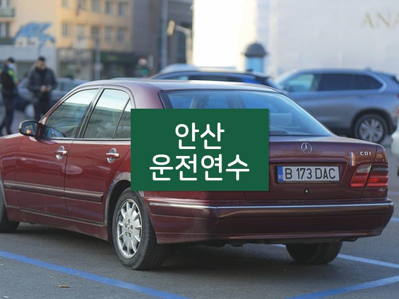 안산운전연수 후기