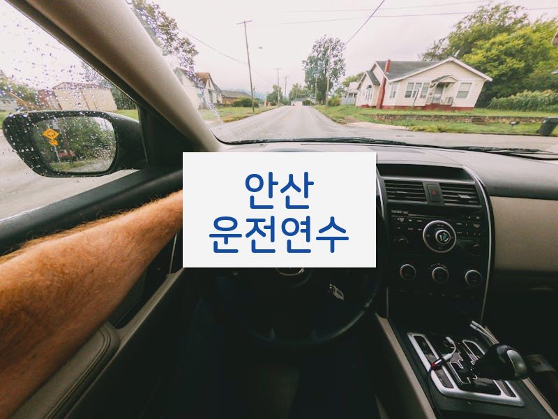 안산운전연수 후기
