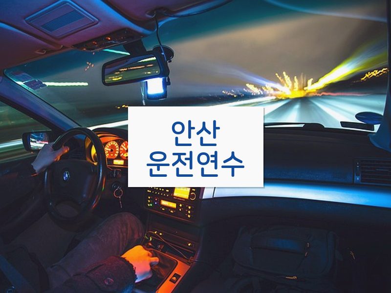 안산운전연수 후기