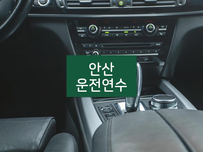 안산운전연수 후기