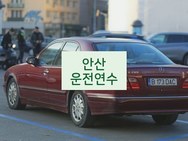 안산운전연수 후기
