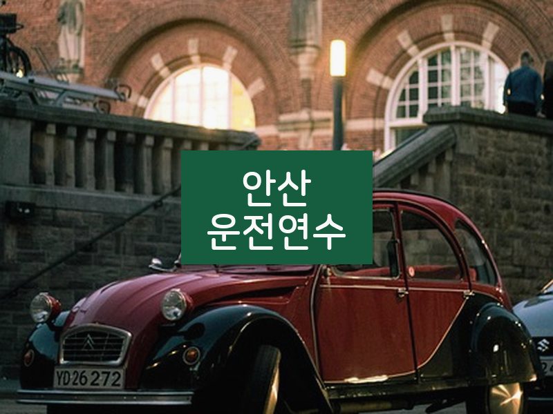 안산운전연수 후기