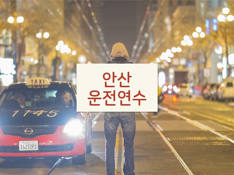 안산운전연수 후기