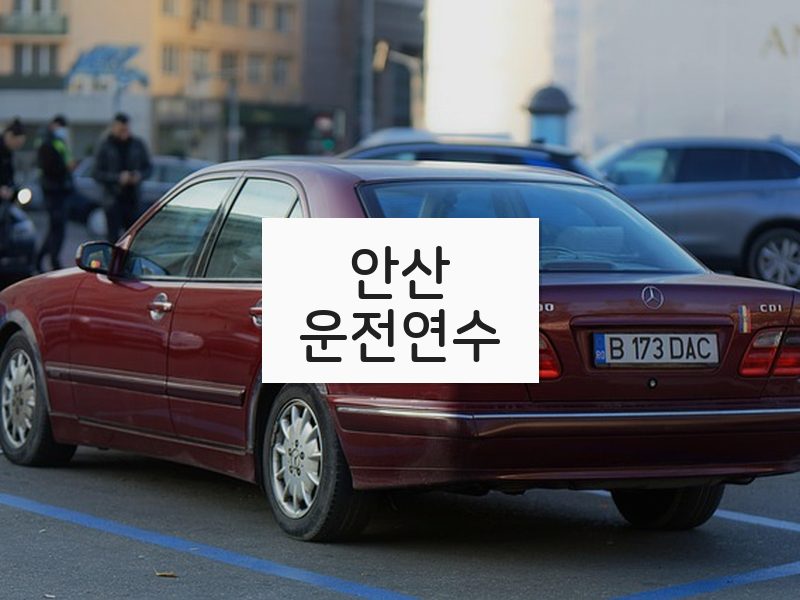 안산운전연수 후기