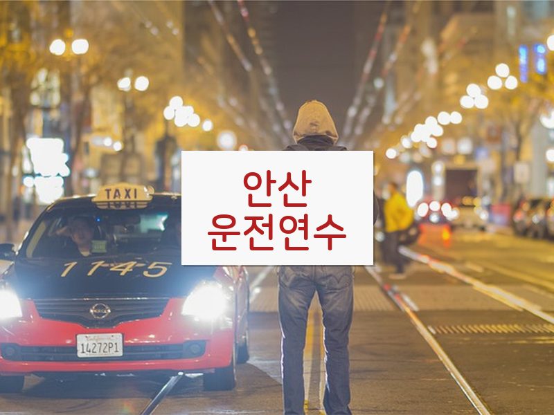 안산운전연수 후기