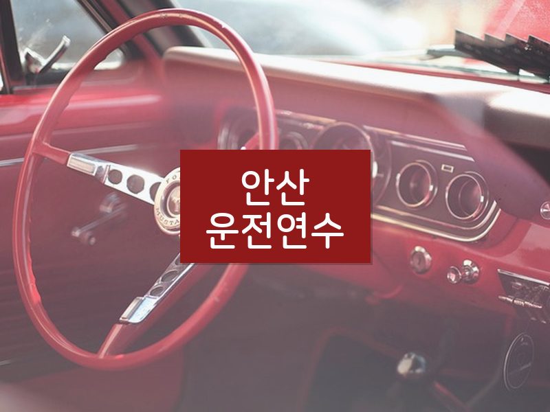 안산운전연수 후기