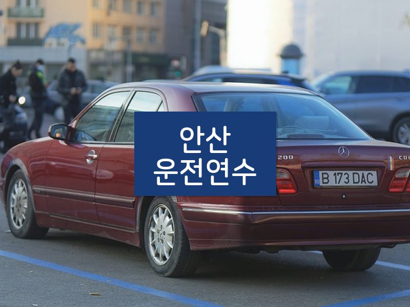 안산운전연수 후기