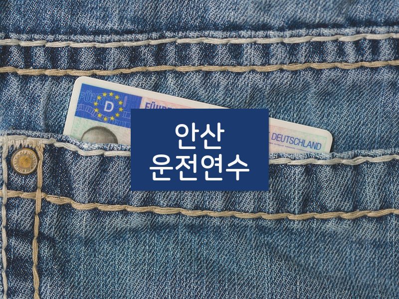 안산운전연수 후기