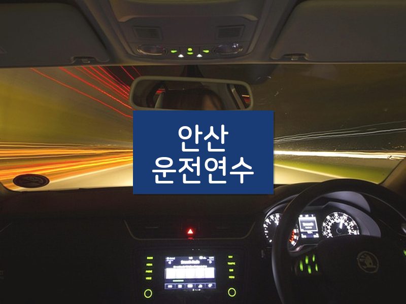 안산운전연수 후기